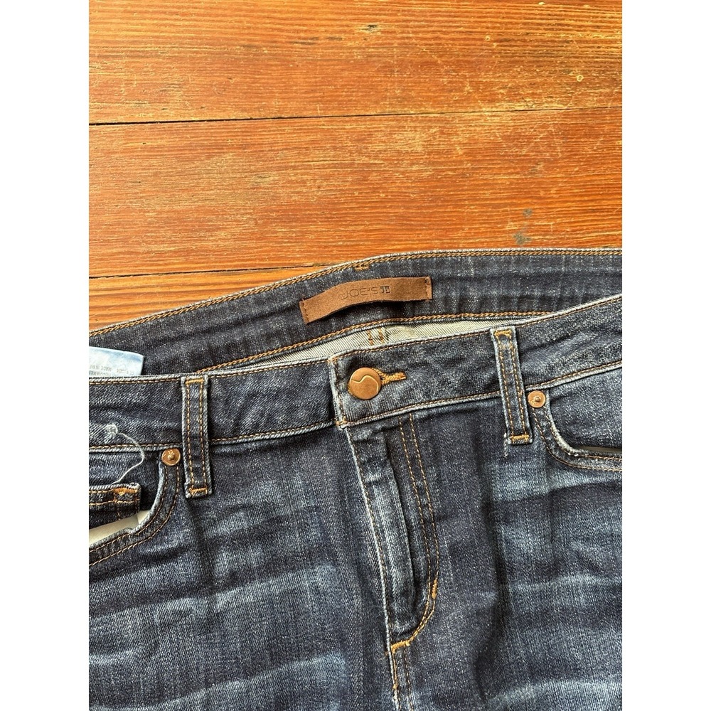 Joes Jeans Womens 31 Skinny Ankle Distressed Hem Blue Denim - Picture 3 of 7